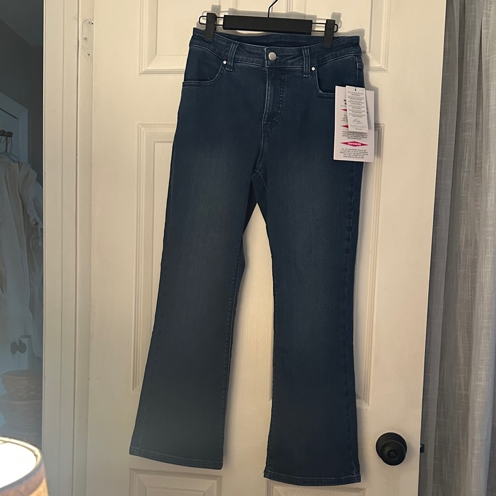 Women with Control Dark Blue Bootcut. Size 4 petite, 26 inch inseam. NWT